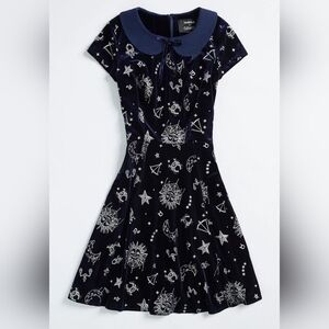 Collectif X Modcloth Applied Astrology Velvet Zodiac Dress